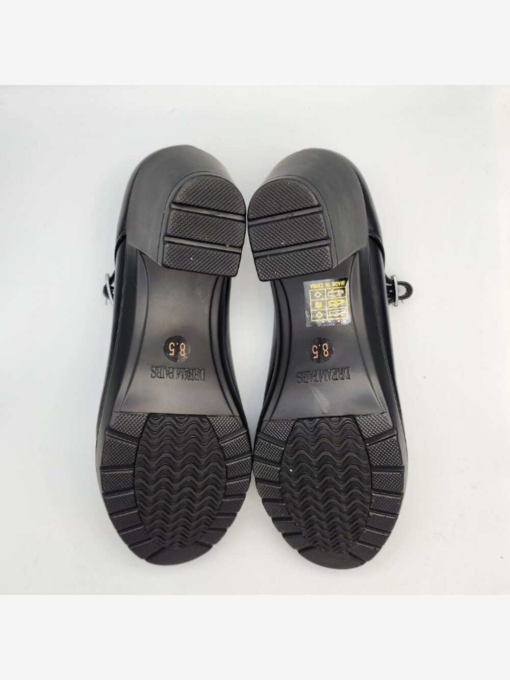 "Martina" Black Mary Jane Block Heel Pumps | Women's 8.5 - Picture 10 of 17